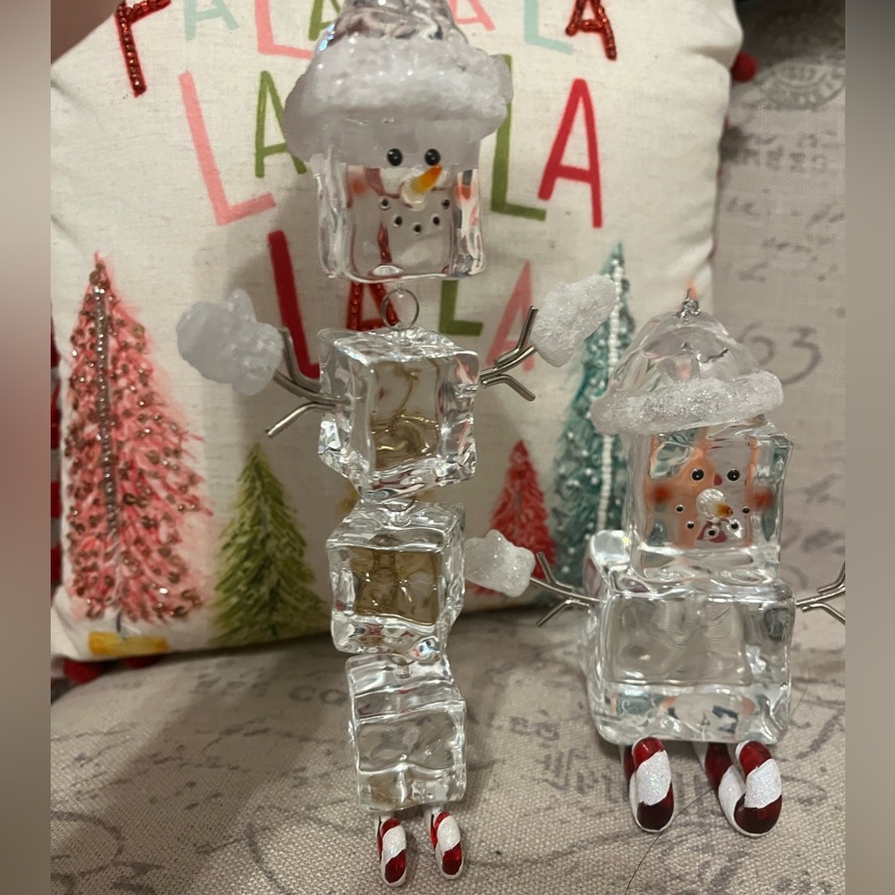 Two Icecube Ornaments